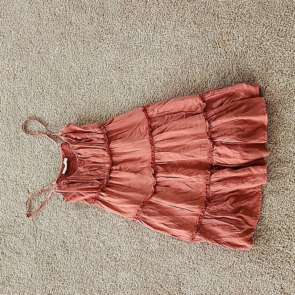 STORE CLOSING SALE Women's extra small aeropostyle coral flowy dress !